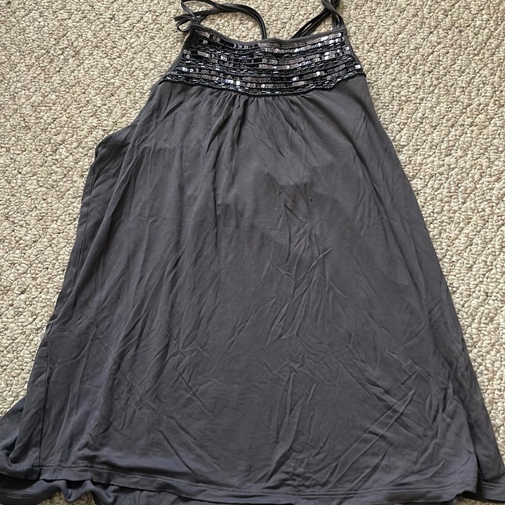 Dark gray (size small) racerback tank top from Express